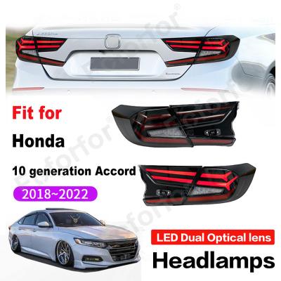 China 2018-2022 For Honda Foforfor Front Lamp DRL 2018-2022 Led Car For Honda 10 Generation Semi Accord Tail Lamp Honda 10 LED Assembly for sale