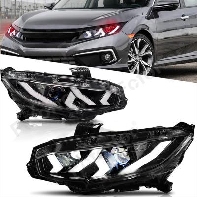 China 2016-2021 For Honda Civic 10G Car Tail Light2016-2021 For Honda Civic 10G LED Headlights Dual Optical System Super Running Demon Eye for sale