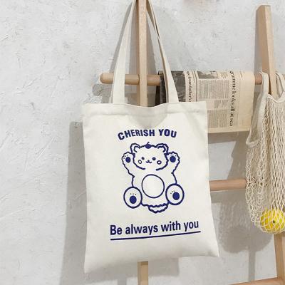 China promotional custom 100%Eco-friendly logo printed organic calico cotton canvas tote bag for sale