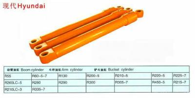 China Hyundai hydraulic cylinder, Boom cylinder, Arm cylinder, Bucket cylinder for sale