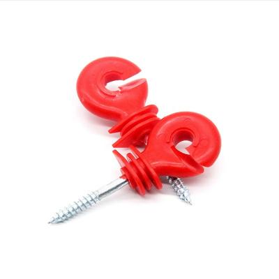 China Easily Assembled Short Screw Ring Insulator For Removable Electric Fence Farm Grazing Equipment for sale