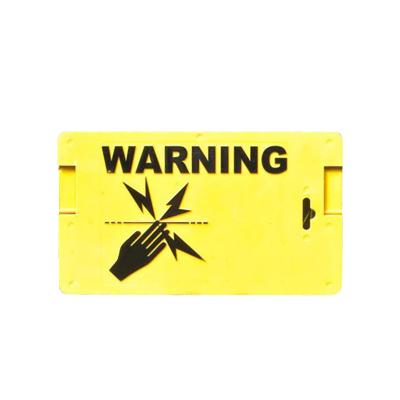 China Easily Assembled Electric Perimeter Security Fence Warning Sign For Garden Farm for sale