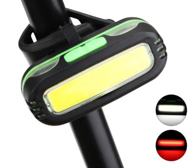 China 90 Degree 3W Angle Adjustable COB Bike Light Ultra Bright With Red Flashlight 90 Degree Angle Adjustable for sale