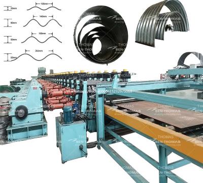 China The large drain span culvert machine, corrugated section steel plate machine, waveform steel plate machine for sale