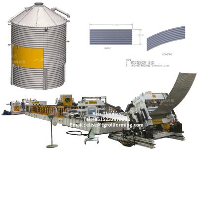 China Silo Grain Bin Silo Panel Making Machine | silos grain bin system | corrugated sheet machine for sale