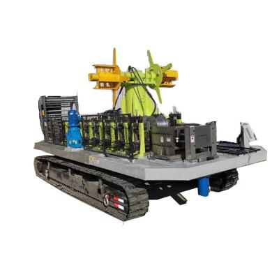 China Gearbox Driving New Condition Steel Frame Greenhouse Gutter Making Machine for sale