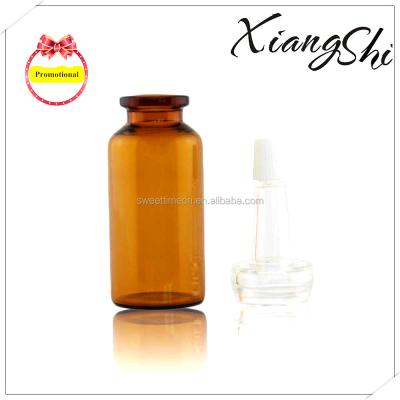 China Bayonet Type Ampoule Personal Care Glass Bottles Brown Color for sale