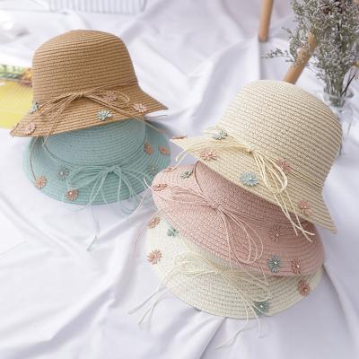 China China Beach Sporty Wholesale Summer Wide Brim Child Straw Hat for sale