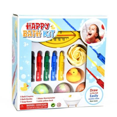 China Funny Safe EN71 ASTM Akiaco ICTI Approval Bath Bombs Gift Set Easy To Bubble Kids Bath Bombs for sale