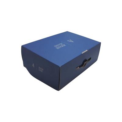 China Recycled Materials Wholesale Custom Clothes Shoes Corrugated Cardboard Folding Cosmetic Packing Box for sale