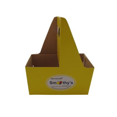 China Recyclable Luxury Eco - Friendly Custom Printing Paper Beer Carrier Set Packaging Box for sale