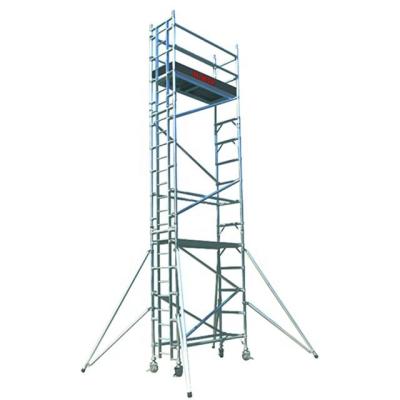 China Torre de andamios de aluminio ligero, andamios de aluminio versátiles marco H en venta