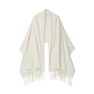 China Wholesale Cashmere Wool Scarf A Grade Winter Solid Color Pashmina Cashmere Scarf Women Shawl for sale