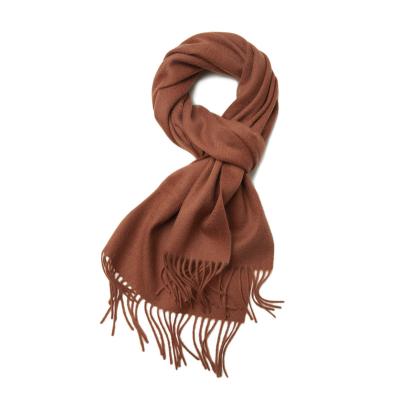 China Unisex 100% Pure Cashmere Pashmina Cashmere Scarf Color Classic Style Woolen Scarf for sale