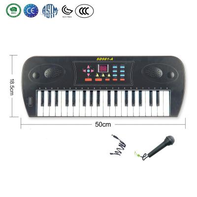 China Smart Teaching Mode Professional Keyboard For Children Toys Electronic Piano Wholesale Good Quality 37 Key Music Keyboard Toy Piano Keyboard for sale