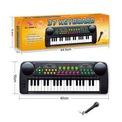 China China Wholesale OEM Instrument Toys 37 Master Toy Piano With Microphone 40*15*5.5CM for sale