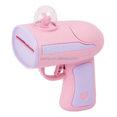 China Toy Guns Toy Pink Plastic Real Toy Gun Pink Heart Paper Spray Gun for sale