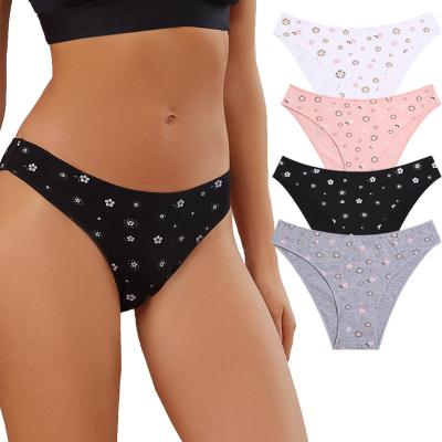 China Breathable Low Rise Cotton Panties For Women Soft Skin-friendly Thongs Underwear Sports Ladies Suggests Female Briefs for sale