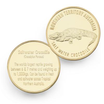 China Custom Animal Sovereign Gold Plated Coin From Europe Tungsten Shopping To Buy 24k Pure Sale for sale