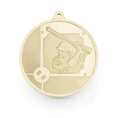 China Custom Metal Gold Silver Copper Clad Europe Baseball Soccer Sport Medal for sale