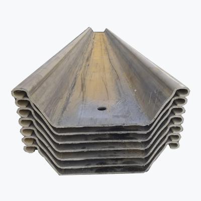 China Sea river land sand protection China largest sheet steel piling manufacturer, all kinds of sheet pile steel for sale