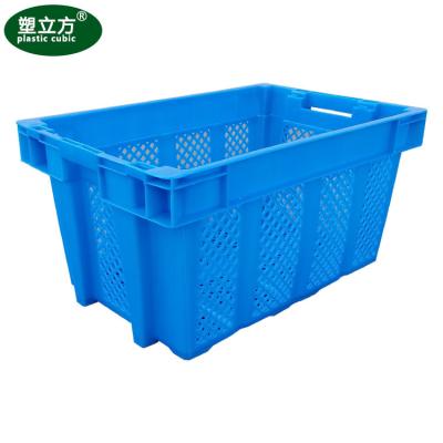 China Professional Factory Shipping Blue Nested Plastic Nesting Boxes Plastic Basket for sale