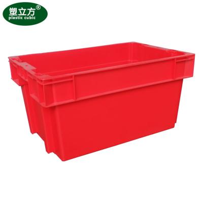 China Professional Plastic Crates Factory Plastic Stackable Nested Plastic Box Nest Box Features for sale