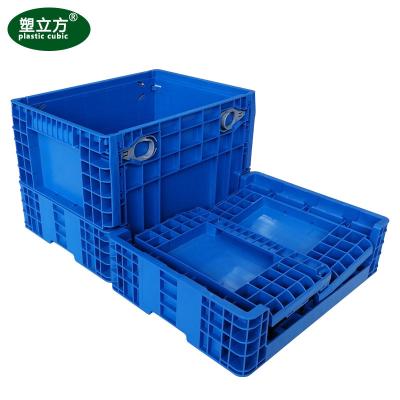 China Reusable Collapsible Plastic Bottle Price Box Lightweight Wholesale Cheap Plastic Storage Crate Box for sale