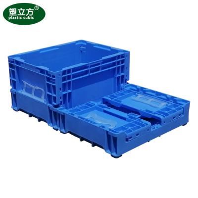 China Manufacturer Wholesale Storage Turnover Box Plastic Crates Lightweight Collapsible Plastic Box for sale