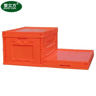 China Factory price nested collapsible plastic bottle box cheap reusable plastic storage crate box for sale