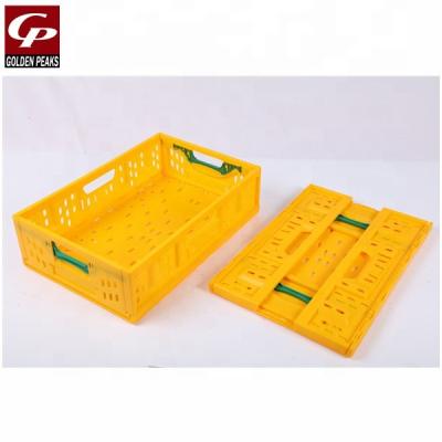 China Can be folded supermarket plastic shopping basket for grocery foldable basket for sale