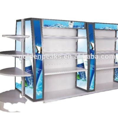 China Single side and double side acrylic slatwall shelf for sale