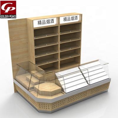 China Single Sided Cigarette Holder Display Cabinet For Deli 20 for sale