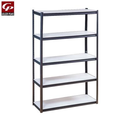 China Light duty steel slotted corner shelf/slot rivet boltless bracket for sale