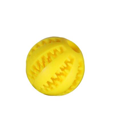 China Amazon Pet Toy Ball Watermelon Shape Tpr Viable Hot Selling Dog Molar Ball Bite Resistant Clean Teeth Sinking Ball Pet Chew Toy for sale