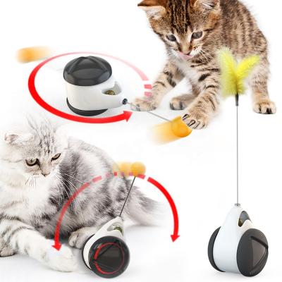 China 2022 Innovative Products Viable Cat Laser Toy Interactive 2020 Spring Sale Cat Toy With Ball Interactive Pet Chew Toys For Cats for sale