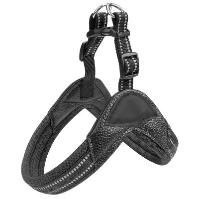 China Wholesale Reflective Nylon Reflective Comfortable Sling Rope Summer Front Clip Dog Harness Tactical Set Vest for sale