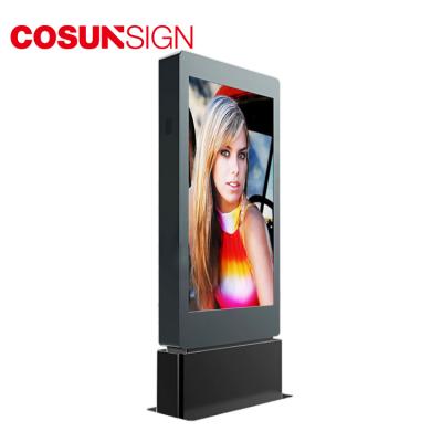 China Outdoor Advertising Portable Screen Floor Stand Digital LCD Digital Signage And Display for sale