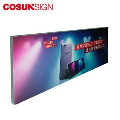 China Airport Led Luminous Outdoor Display Thin Fabric Advertising Portable Light Box Sign for sale