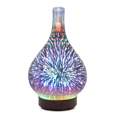 China Wholesale Custom Aroma Household 3D Firework Diffuse Glass for sale