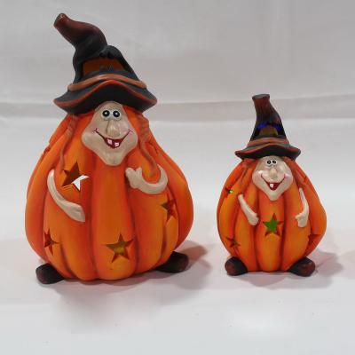 China New Product Disposable Pottery Ghost Decor Scary LED Light For Halloween Decorations for sale