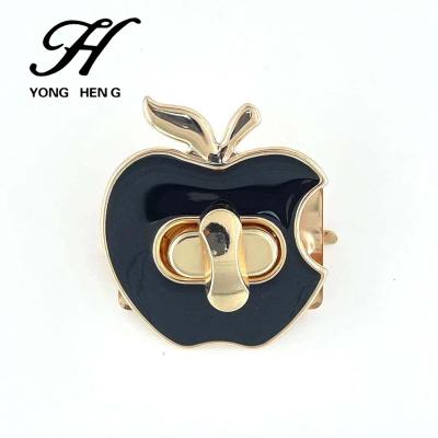 China Fasion factory direct sales handbag hardware accessories iron lock designer fashion lock wholesaler hot products for sale