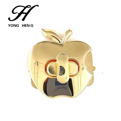 China Fasion factory direct sales handbag hardware accessories iron lock designer fashion lock wholesaler hot products for sale