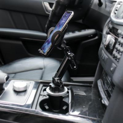 China Universal Bendable Goose Neck Car Cup Holder Stand For Smartphone Phone Drinks Bottle Holder Adjustable Mount Support for sale