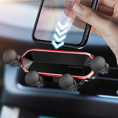 China Wholesale One Hand Operation Taiworld 2020 Angle Adjustment Car Phone Mount Gravity Car Air Vent Mobile Phone Holder for sale