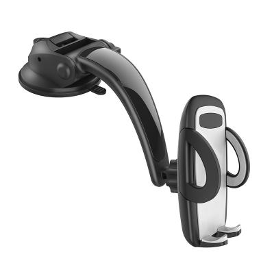 China Universal One Touch Release Suction Cup Phone Holder Dashboard Car Mount Cell Phone Holder for sale