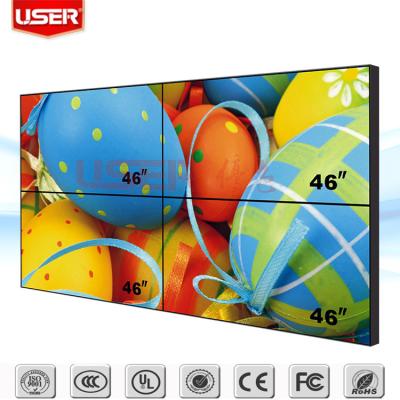 China Videowerbungs-Schirm LCD-Videowand-Spieler des wand-Prüfer-2x2 zu verkaufen