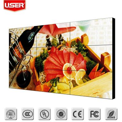 China DEED de super dunne vatting /seamless 3x3 van de fabrieksprijs 49 duim LCD videomuur met HD-matrijsswitcher videomuur Te koop