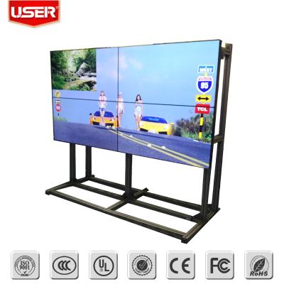 China ultra slim bezel lcd tv walls,indoor advertising lcd screen for sale