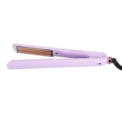 China Infrared function and adjustable temperature OEM Hair Straightener Professional Flat Irons Portable Hair Straightener for sale